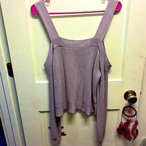 Lavender Kendall & Kylie size large knit top